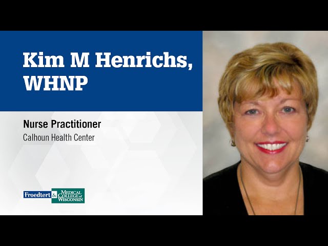 Watch Kim M. Henrichs, nurse practitioner on YouTube.