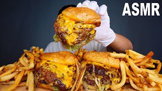 Asmr Lucky Smash Double Cheeseburger Fries Eating Sound Mar Asmr