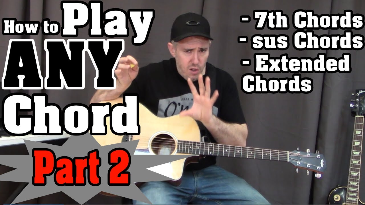 How to Play Any Chord, Anywhere on the Neck (Part 2) - 7ths, sus and Extensions