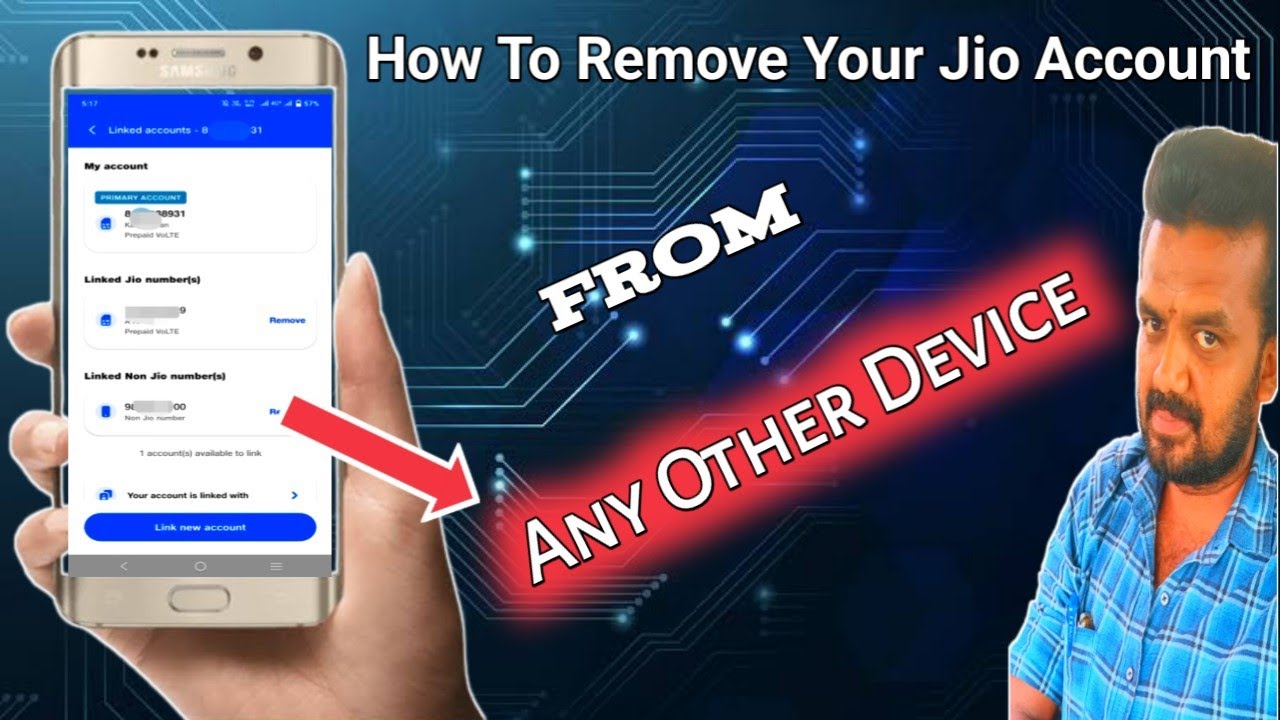 How to remove jio linked account 2022/Jio number logout How to remove jio linked account 2022/Jio number logout
