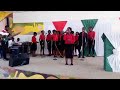Namika hanuna singing on stage at federal University LAFIA Nasarawa state