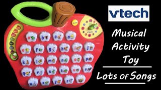 Vetch Childrens Apple Activity Musical Learning Toy Lots Of Songs