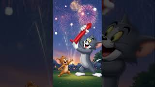 Tom And Jerry Doing Independence Day Fireworks