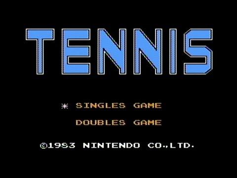 テニス - NES Gameplay