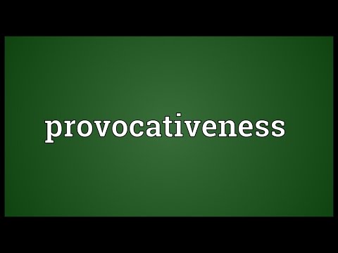 Header of provocativeness