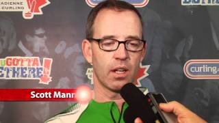 2012 Tim Hortons Brier Draw 5 Media Scrum