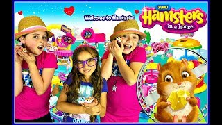 Zuru Hamsters in a House Food Frenzy & Picnic Toys for Kids | Playset Build and Play