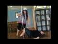 FUNNY!! GIRL FALLS OVER WHEN POLE DANCING AND FARTS!!!!