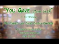"You Gave [John 14:19]" (Stocker) - Pax Christi (MN) Choir/Church Campers