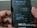 iPhone 4, 4S Case With Extra 2350 MaH Battery For Charging.wmv