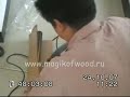 Показана технология изгибания пластикового поручня 