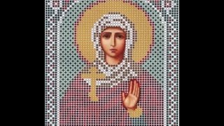 Вышивка из страз на атласе Вышивка из страз на атласе