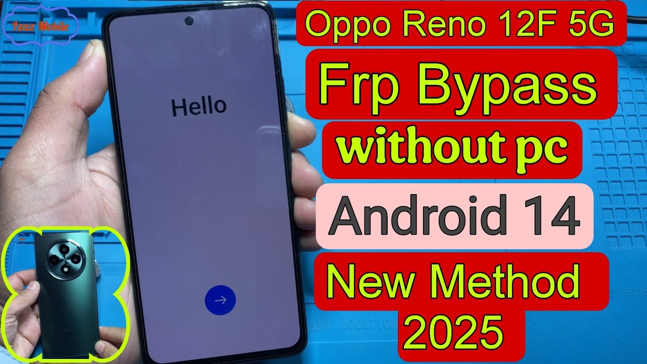 OPPO Reno 12F 5G Frp Bypass Android 14 Latest Security OPPO Reno 12F 5G Frp Bypass Android 14 Latest Security
