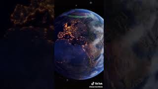 Dünyanın Uzaydan Görüntüsü Gece-Gündüz, Earth Night-Day