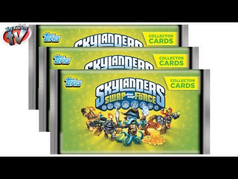 Skylanders Swap Force Trading Cards Pack Opening & Review, Topps