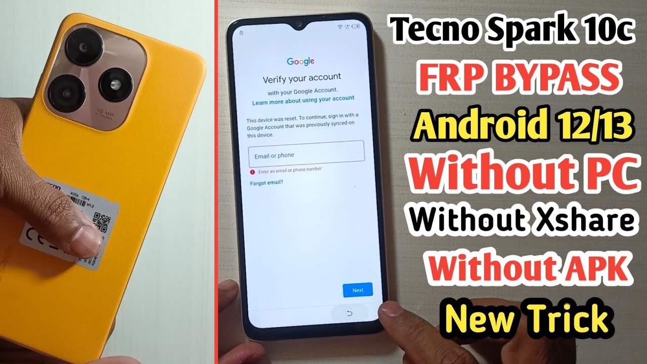 How To Bypass Tecno spark 10C Without PC | Tecno Spark How To Bypass Tecno spark 10C Without PC | Tecno Spark
