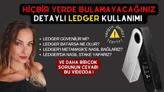 Detayli Ledger Soğuk Cüzdan Kullanimi Al-Sat-Dex Stake-Swap-Metamask Bağlantısı Ve Dahası