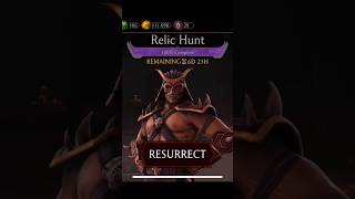 Resurrecting Shao Kahn Mk Mobile Relic Hunt F2P Beginner