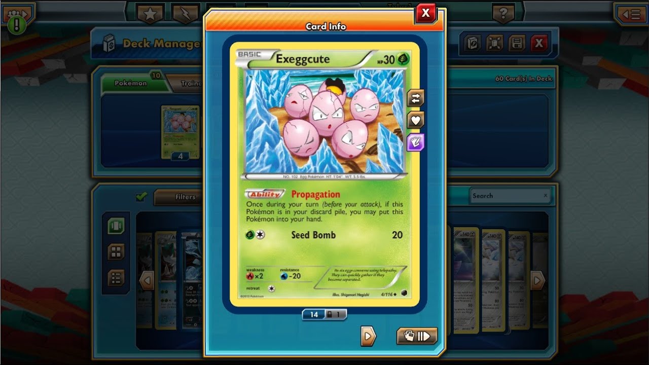 how to make a deck in pokemon trading card game online