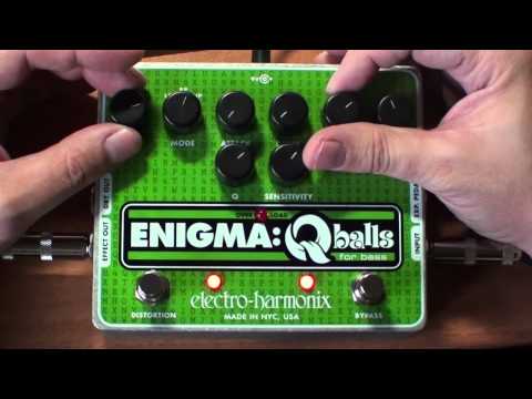 EHX Electro Harmonix Enigma Q Balls on Drums - stompbox pedal demo review