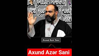 Axund Azər Sani Füzulinin Nəzərində Eşq