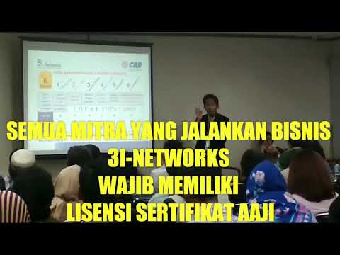 VIDEO : manfaat dan keuntungan bagi mitra 3i-networks yang memiliki lisensi sertifikat aaji -  ...