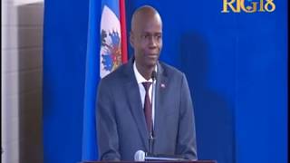 VIDEO: Haiti - President Jovenel Moise, Investiture Commission nationale pour l'innovation et l'insertion socioprofessionnelle des jeunes