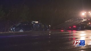 Rollover Crash On I-195