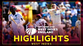 Highlights | West Indies v England | Brathwaite & Blackwood Tons in Fightback! | 2nd Apex Test Day 3