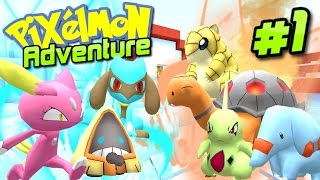 Pixelmon Adventure - ICY AND FIERY BEGINNINGS! (Minecraft Pixelmon 5.0.4 Adventure Map) #1