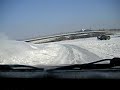 На Москвиче 100 км/ч на льду (моя жена)