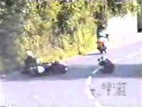 Funny Motorcycle Crashes. Funny Clip Big Motorcycle crash