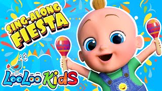 Sing-Along Fiesta: Popular Spanish Kids Songs In English | Los Pollitos And More | Looloo Kids