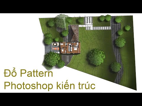 Photoshop kiến trúc | Đổ mặt bằng kiến trúc - quy hoạch pattern