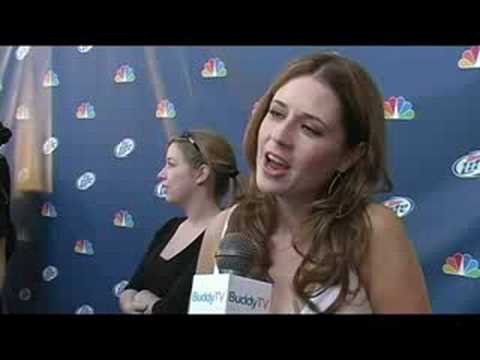 BuddyTV's interview with Jenna Fischer of The Office at the NBC Red Carpet