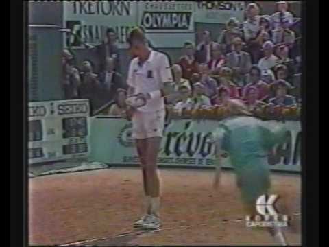 マイケル チャン vs Ivan レンドル 1989 2／3