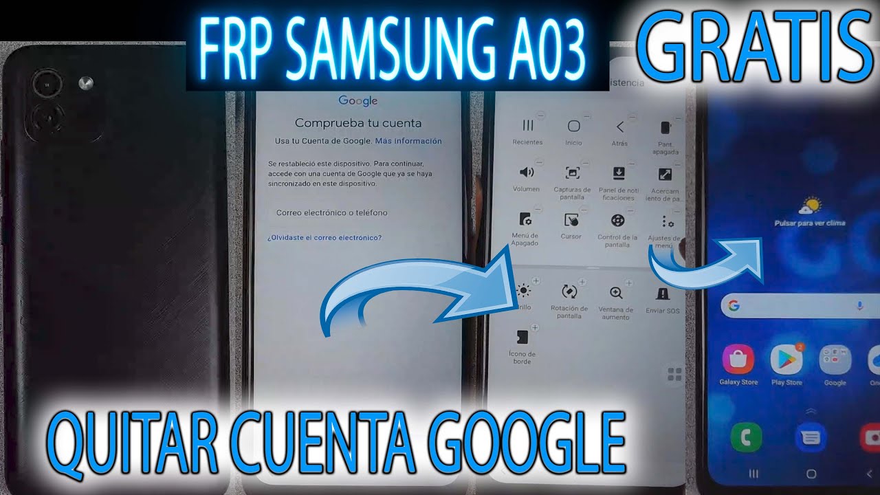 FRP SAMSUNG A03 REMOVE ACCOUNT GOOGLE ANDROID 11 AND 12 WITHOUT FRP SAMSUNG A03 REMOVE ACCOUNT GOOGLE ANDROID 11 AND 12 WITHOUT