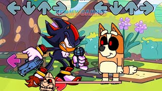 Fnf Sonic Alive Vs Bluey.exe, Bingo & Mackenzie Sings Bluey Can Can Smile Song Sonic.exe 3.0