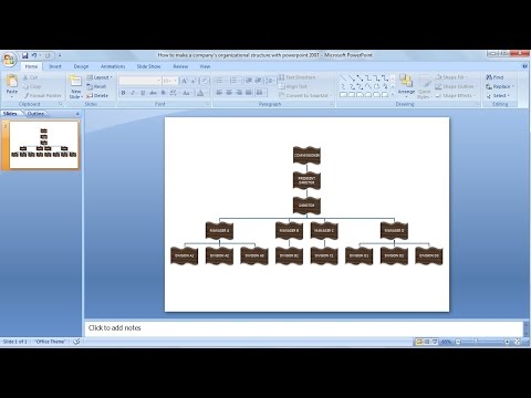 Org Chart Creation In Powerpoint