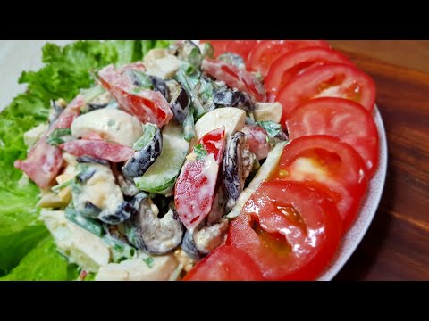 Шикарный Салат из баклажанов !/ Баклажонли Шохона Салат Шикарный Салат из баклажанов !/ Баклажонли Шохона Салат