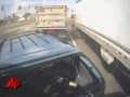 Raw Video: Crane, Cruiser, Bus Involved Crash Raw Video: Crane, Cruiser, Bus Involved Crash