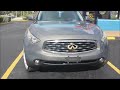 Acewhips.NET- Female's Infiniti FX35 on Gold 28" DUB Crown Floaters