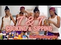 Cooking & Sipping Ft. @ThatHandsomeCouple