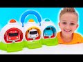 Vlad and Niki have fun with toy cars - Funny videos for kids