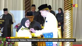 141 Individu Terima Pengurniaan Darjah Kebesaran Negeri Sarawak