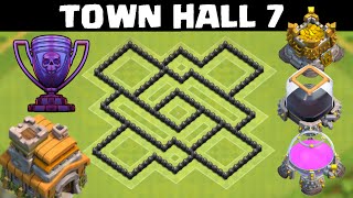 Clash Of Clans - Epic Town Hall 7 Farming Trophy Base - Th7 Trophy And Farming Base 2016