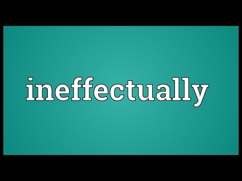 Header of ineffectually