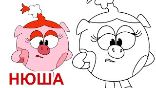 Нарисовать смешарики маленькие Нарисовать смешарики маленькие