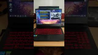 #Shorts Msi Gf65 Майнинг Тест 