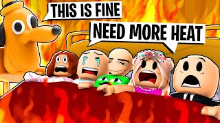 THIS IS NOT FINE...| ROBLOX NEED MORE HEAT | Funny Moments